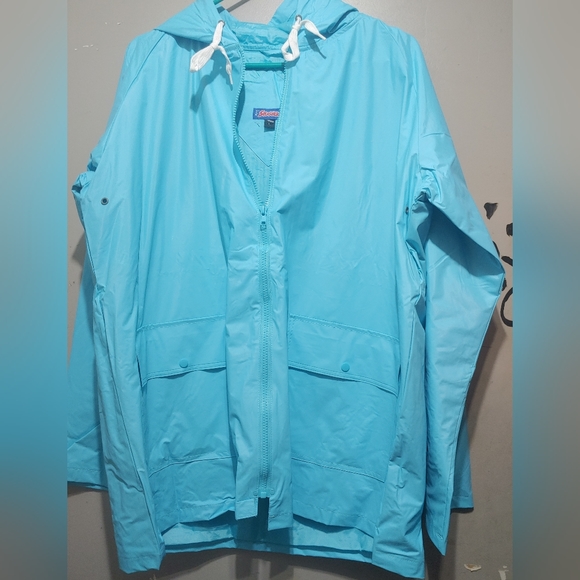 Baby Blue RainCoat Large - Picture 1 of 3